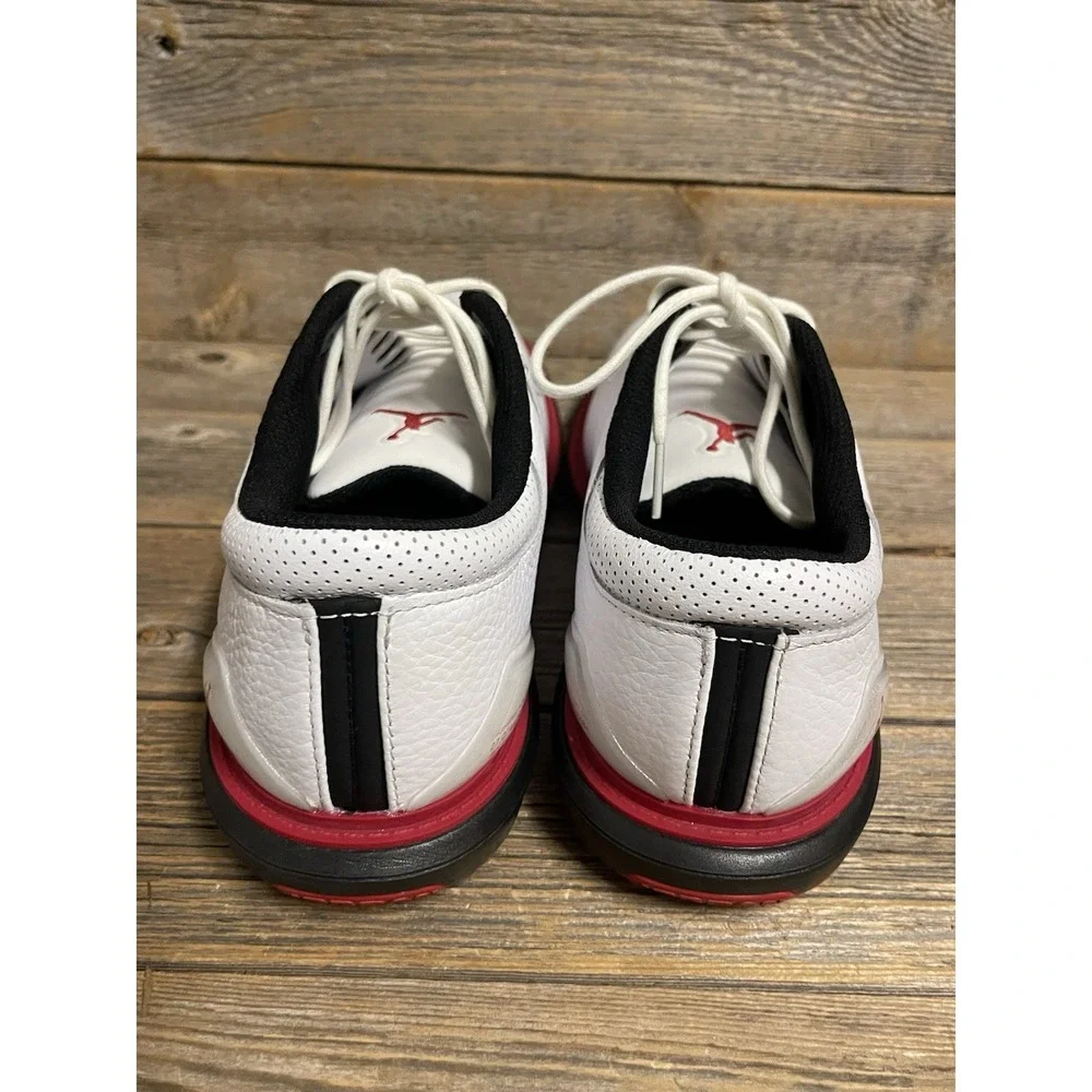 Nike Air Jordan ADG 5 White Black Red FQ6642-103 Golf Shoes Men's Size 8.5